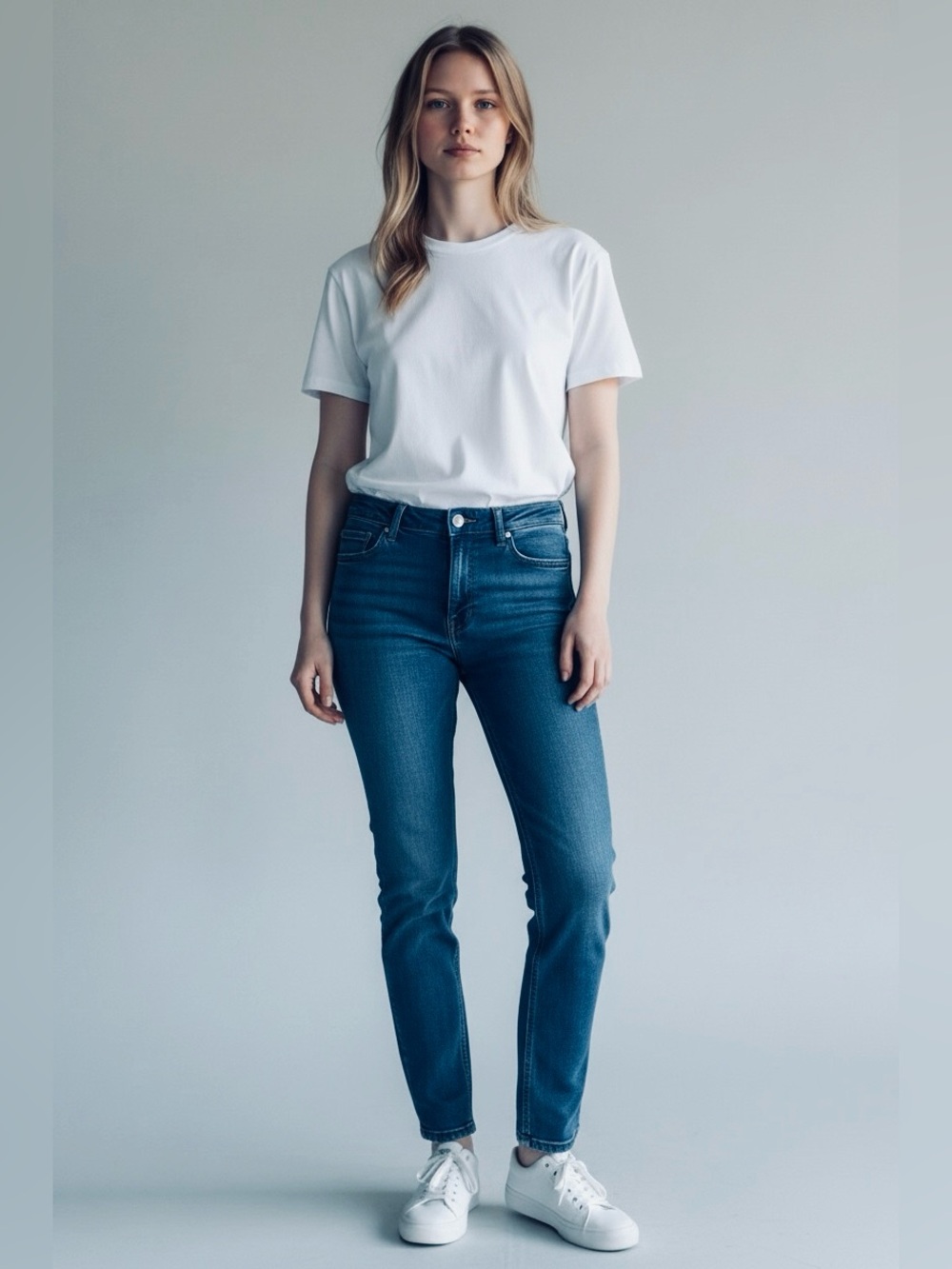 Eunina Mila Low Rise Women’s Blue Ankle Skinny Jeans Size 29